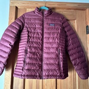 Patagonia Maroon puffy jacket